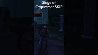 Siege of Orgrimmar RAID SKIP YES!
