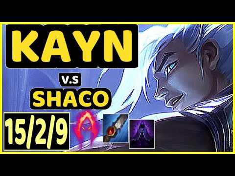 4LAN (KAYN) vs SHACO - 15/2/9 KDA JUNGLE GAMEPLAY - BR Ranked DIAMOND