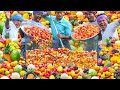FRUIT MIXER Colorful Healthy Fruits Mixed Recipe Summer Health Fruit Recipe Making In Village