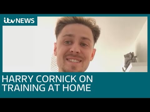 Luton Town striker Harry Cornick on training at home | ITV News