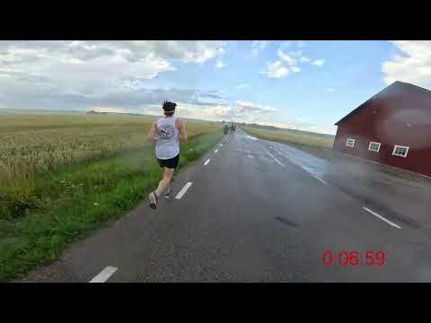 Semesterhalvmaran 2023 - 21,1 km (Löparperspektiv)