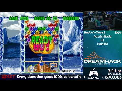 NoReset x DreamHack Austin 2018 - Bust-a-Move 2 by Ruunix2 (Live WR)