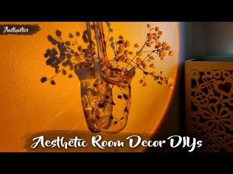 Сделай сам эстетический декор комнаты | Доступные идеи украшения комнаты своими руками | Aasthaetics