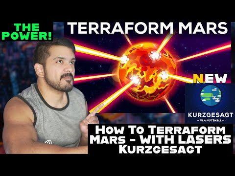 How To Terraform Mars - WITH LASERS (Kurzgesagt) CG Reaction