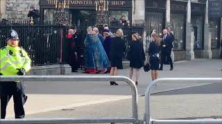 The Royal Family Entering Westminster Abbey For Commonwealth Day Service March 11 2019