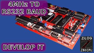 NOMAD80: 4MHz To RS232 BAUD Rates