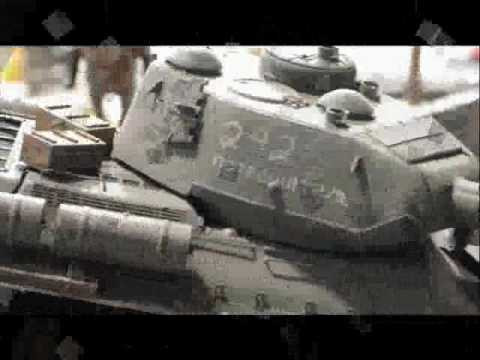 WWII T-34 diorama