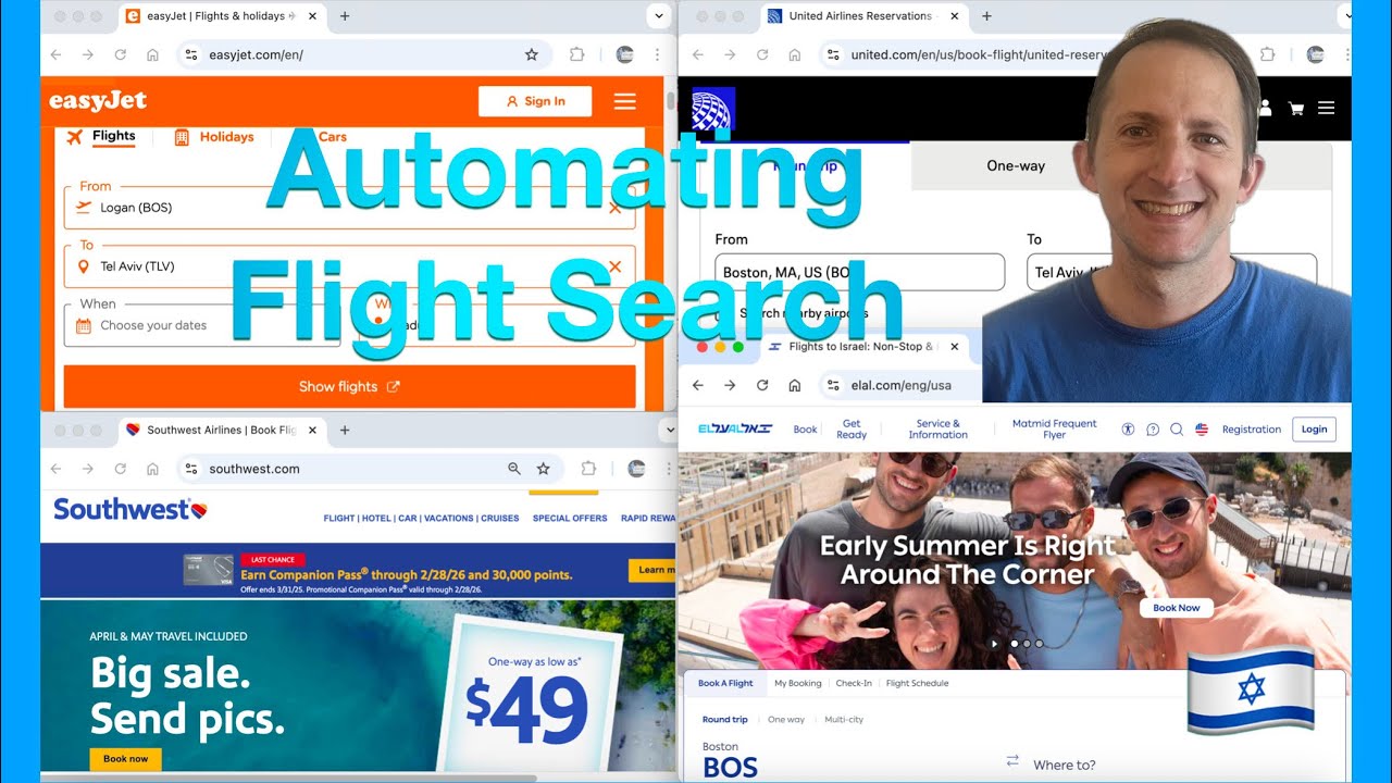 Automating Flight Search while Web-Scraping Prices (Bonus: City Tours!)