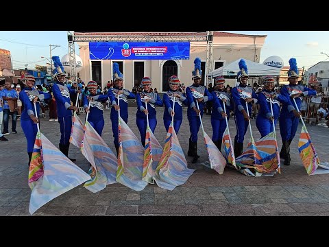 Coreográfico da Banda de música BAMUCA no Concurso de Bandas e Fanfarras em Mata de São João