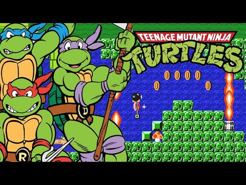 Super Mario Maker 2: Teenage Mutant Ninja Turtles: Dam Level