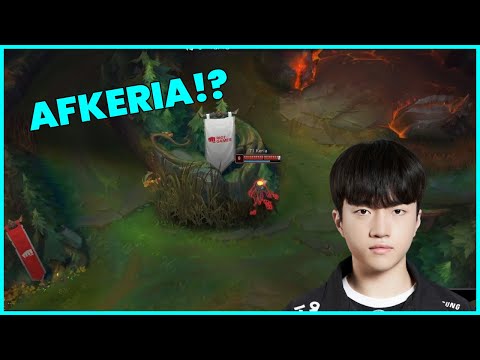 Keria cooks but afk's instead