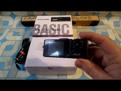 Автомобильный видео регистратор  INTEGO VX 333 Dual  на присоске