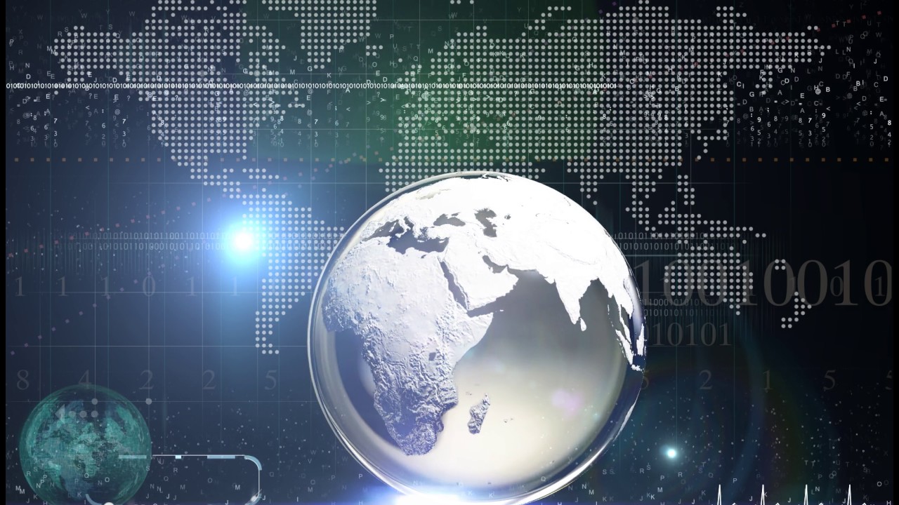 Transparent Glass Earth Globe background HD | Hi-tech background copyright free | Free stock videos