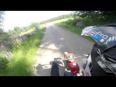 190km/h high speed one hander wheelie