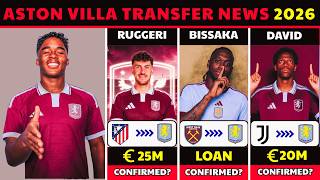 OFFICAL: Ruggeri to Aston Villa 🚨 Latest ASTON VILLA Transfer News Summer 2026 🔥
