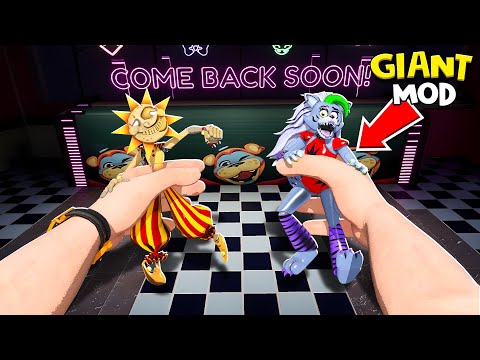 Gregory is GIANT in FNAF Security Breach (Insane MOD)