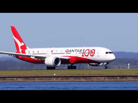 Qantas (100th Anniversary Livery) QF3 Sydney-Auckland VH-ZNJ