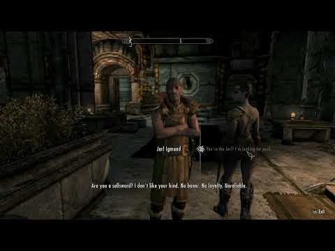 "A Potential Ally" - Jarl Igmund And The Dragonborn | Skyrim Special Edition
