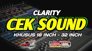 Download lagu DJ CEK SOUND TERBARU 2024 FULL BASS PALING CLARITY mp3