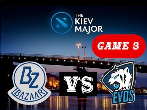 The Kiev Major 2017 Qualifiers | Game 3 | BAZAAR vs EVOS ( BO 3 )