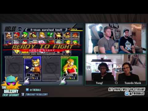 Melee @ the Balcony 80 - Pools ft. Selfless|Lucky (Fox) VS Hulka (Sheik)