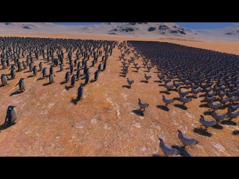 5000 Chicken vs 3000 Penguin | Ultimate Epic Battle Simulator