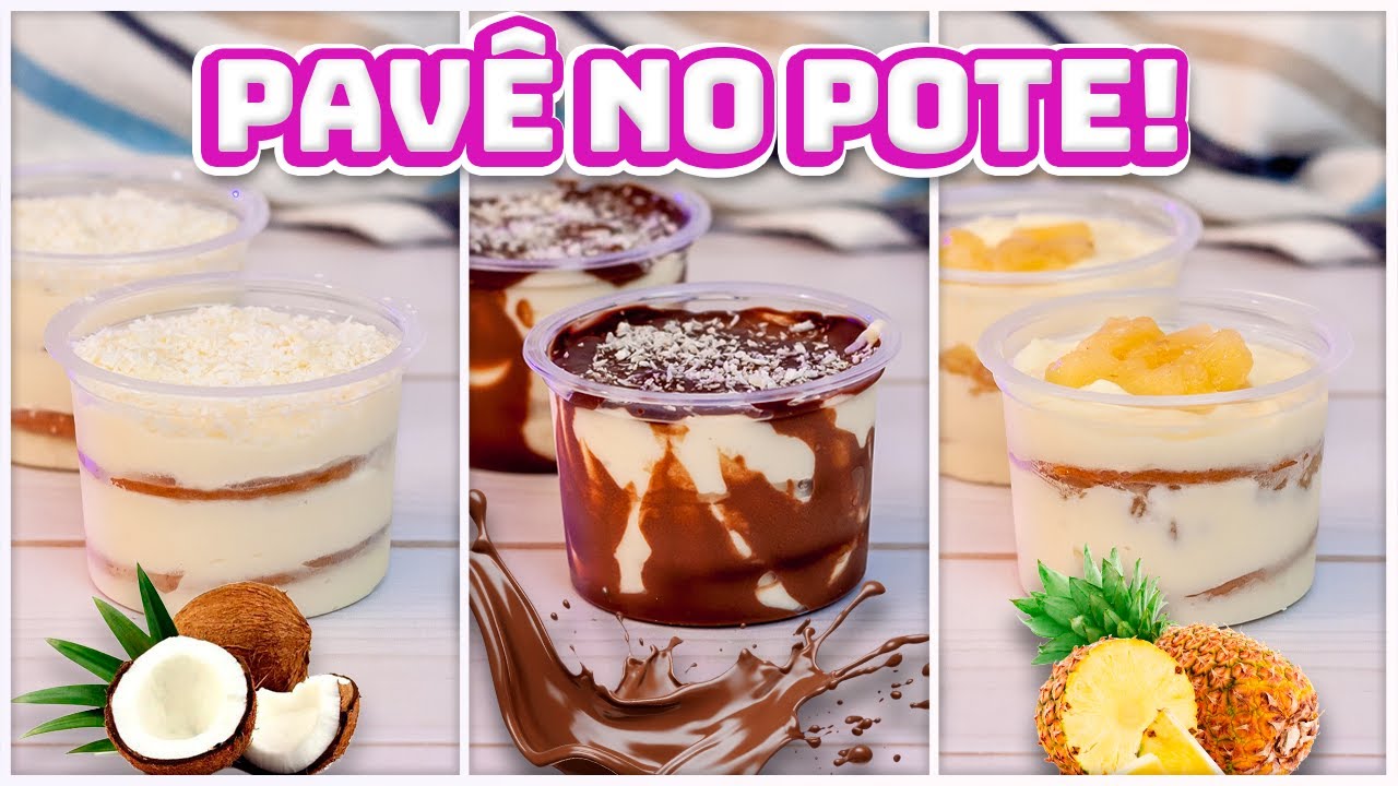 🤑 Ganhe MUITO Dinheiro Vendendo Pavê | 3 SOBREMESAS NO POTE COM APENAS 1 BASE! Fácil e Barato #pavê