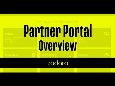 Zadara Partner Portal Overview logo