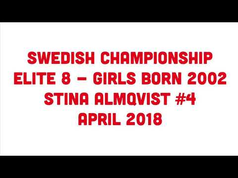 Elite 8 Highlights - Stina Almqvist