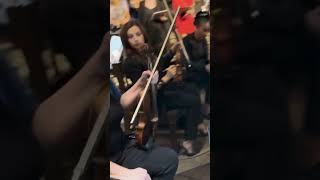 Yelpy rehearsing hit single Gravity with orchestra for #IrelandWeek in church #music #ireland