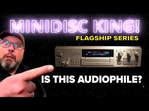 Sonys audiophile MiniDisc flagship! Hear and compare! JA555ES - FLAGSHIP HI-FI SERIES