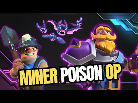 CAVALIERE EVO INARRESTABILE! NUOVO MINER POISON 2.8 OP! - CLASH ROYALE ITA