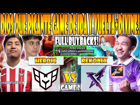 HEROIC vs REKONIX BO3[GAME 2]ELIMINACION-WISPER, TAILUNG, YUMA vs INYOURDREAM,FBZ-BLAST SLAM VI 2026