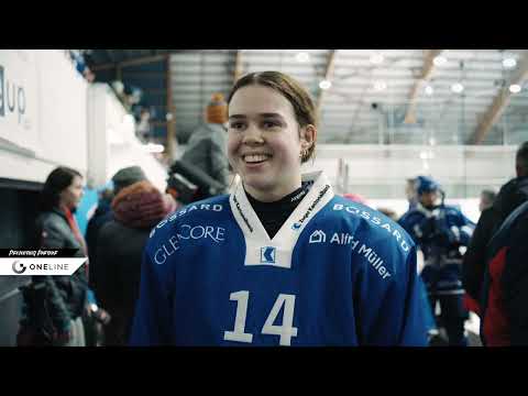 Interview mit Nina Harju - EVZ vs Neuchatel Hockey Academy 7:0