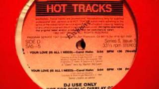 Your Love Is All I Need (Hot Tracks) - Carol Hahn