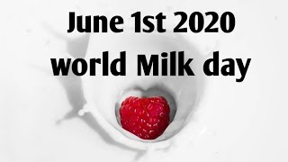 World Milk day l June 1st 2020 world Milk day l world Milk day 2020 - 2020