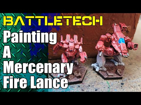 Battletech: Painting a Mercenary Fire Lance