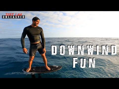 HOW I EXERCISE! Boxing Workout + Downwind Foil w/ the Boys! | Zeke Lau Unleashed