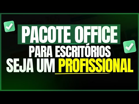 O QUE É CURSO DE PACOTE OFFICE  COMO APRENDER em 2024 A USAR O PACOTE OFFICE