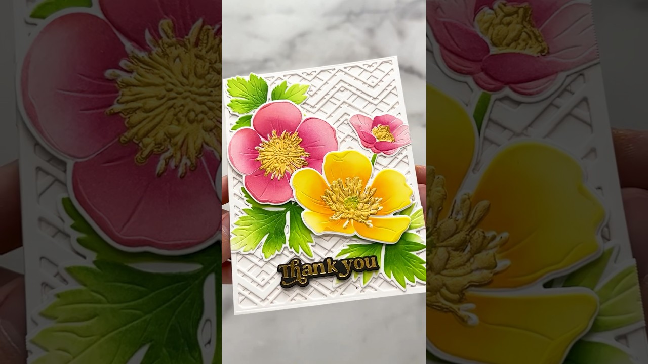 Easy DIY Thank You Card!❤️ ASMR Crafting #asmr #asmrsounds #craft #art