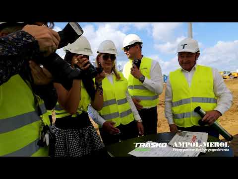 Wmurowanie kamienia węgielnego I Ampol-Merol I Trasko Invest
