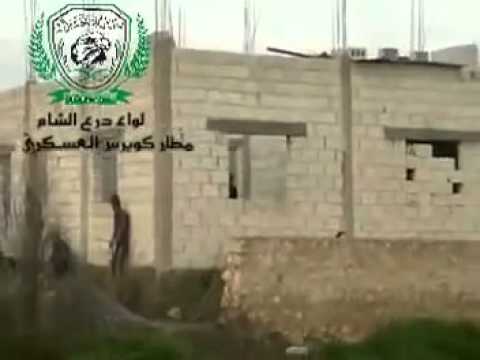 استهداف  قوات النظام من قبل لواء درع الشام في مطار كويرس العسكري في محافظة حلب