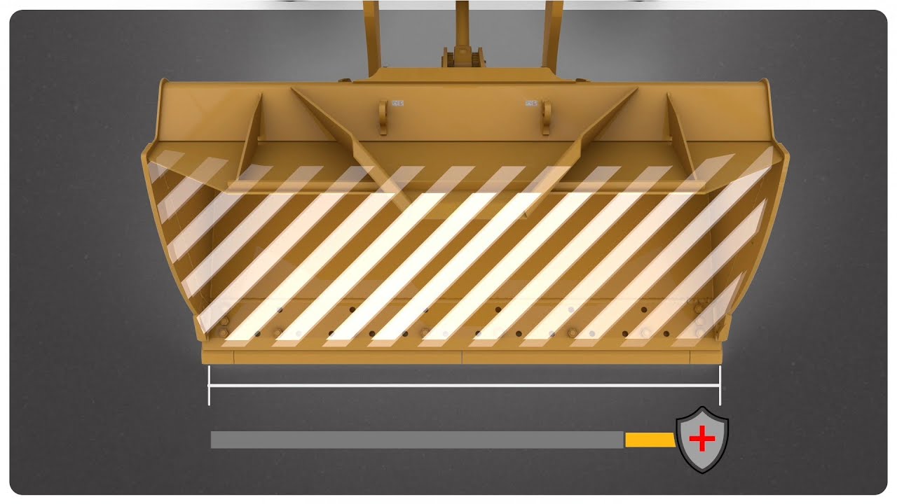 Cat® Wheel Loader Bucket Cutting Edge Protection