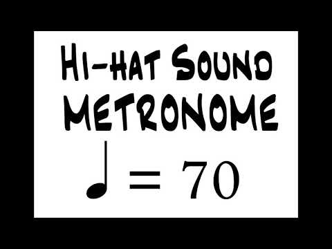 BPM 70 Hi Hat Sound Metronome