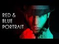 Photoshop: How to Create a Dramatic Red / Blue Face Portrait