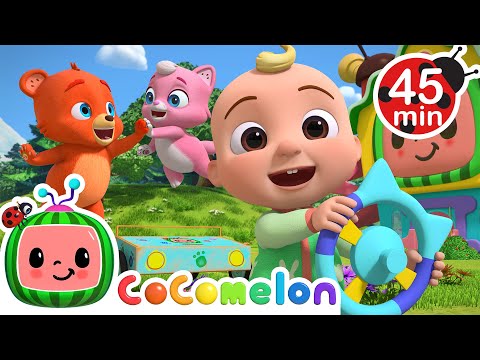 High Five Song + More Animal Adventures  | CoComelon Animal Time for Kids