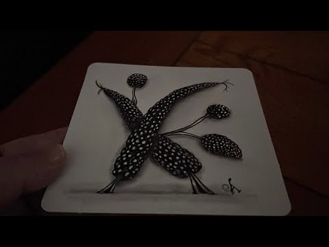 How to draw Bronx spear & bronx cheer using the Zentangle® Method with Jessica CZT