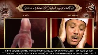 Abdul Basit Abdul Samad - Surah Infitar Ayaat (6-8