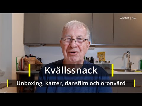 2021-10-02 KVÄLLSSNACK - Unboxing, katter, dansfilm och öronvård