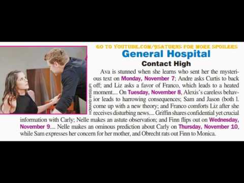 11-7-16 SOD GH SPOILERS Sam Jason Alexis Carly Nelle Liz Finn General Hospital Promo Preview 11-4-16